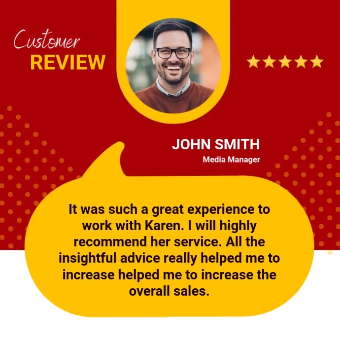 Customer Review Template PosterMyWall