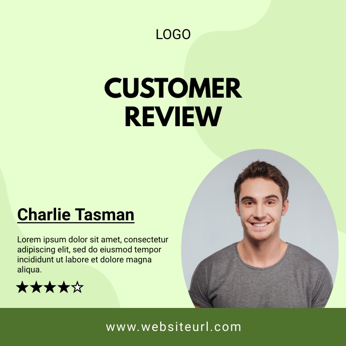 Customer Review Template PosterMyWall