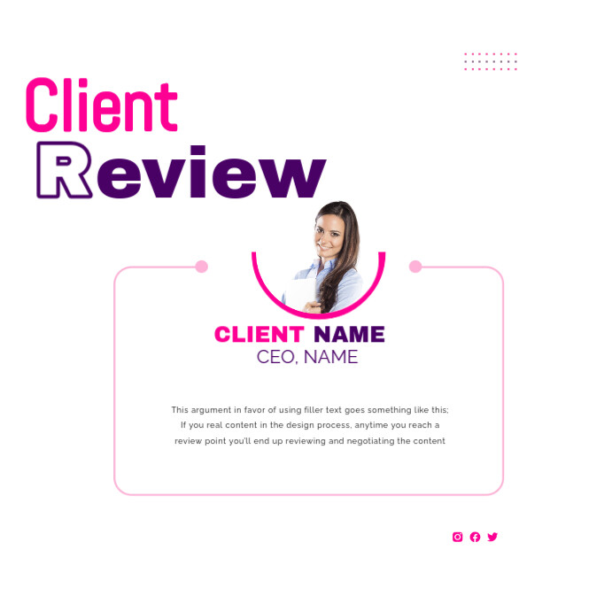 Customer Reviews Template PosterMyWall Customer Reviews Template PosterMyWall