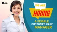 Customer Service Care manager hiring Blog Hea template