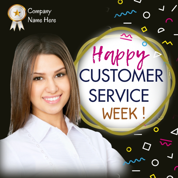 Customer Service Instagram Post template