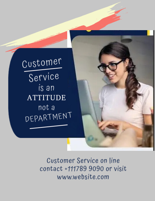 customer service fyer Template | PosterMyWall