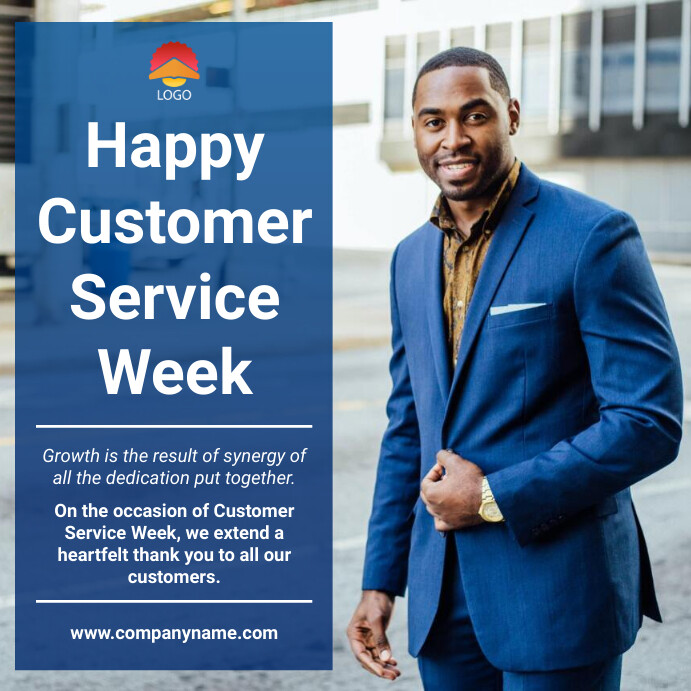 customer service week 2023 Template | PosterMyWall