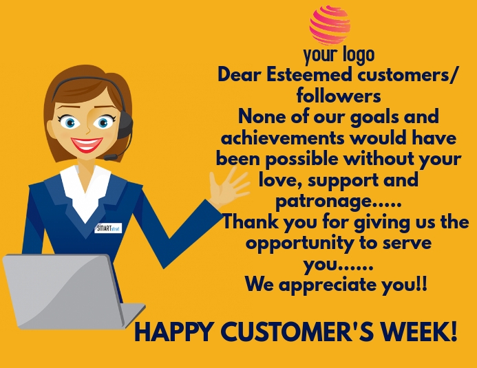 customer service week Template | PosterMyWall