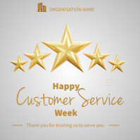 Customer Week Display Customer Service Week Template | PosterMyWall