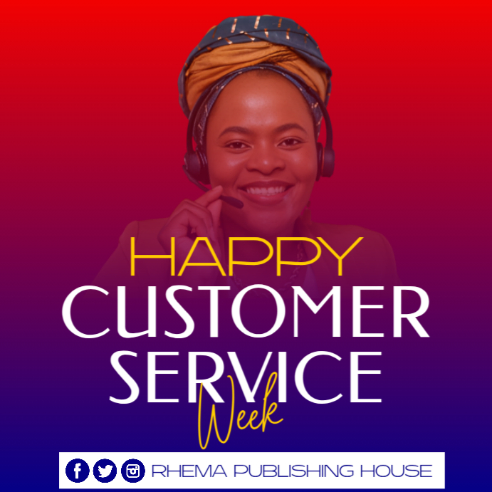 CUSTOMER SERVICE week flyer Template | PosterMyWall