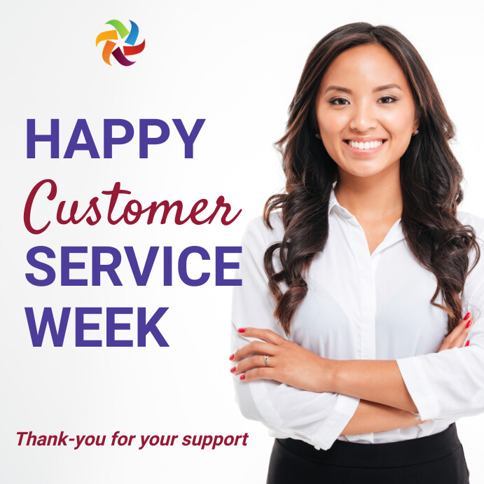 customer service week flyer template PosterMyWall
