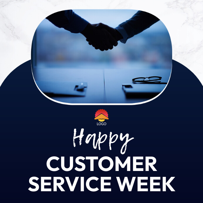 customer service week Instagram flyer Templat | PosterMyWall