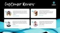 Customer testimonial template Tampilan Digital (16:9)