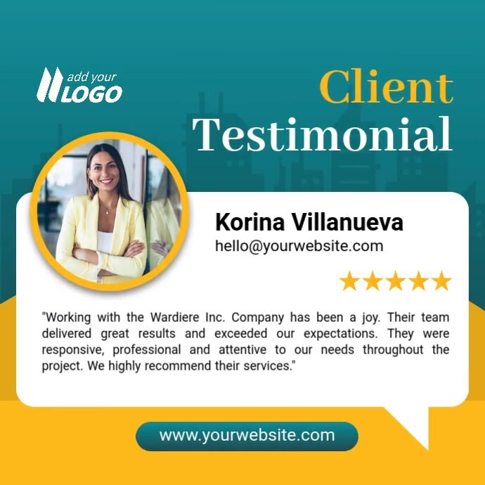 Client Testimonial Instagram Ad Template | PosterMyWall
