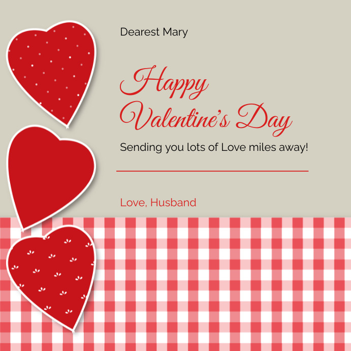 customised valentine's post Template | PosterMyWall