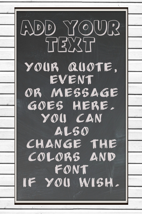 chalkboard poster template chalkboard poster template
