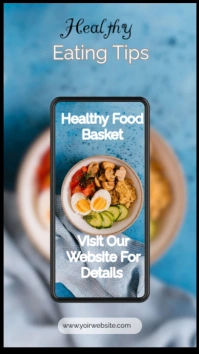 Customizable Healthy Eating Meal Planner Desi template