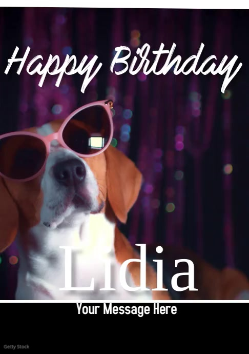 Modele Carte De Voeux D Anniversaire De Chien Mignon Postermywall Modele Carte De Voeux D Anniversaire De Chien Mignon Postermywall