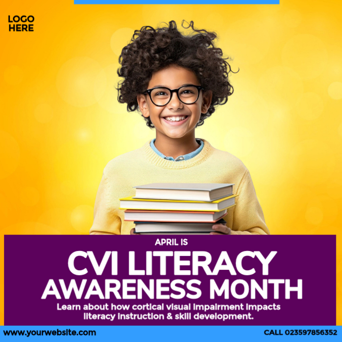 Plantilla de CVI Literacy Awareness Month | PosterMyWall