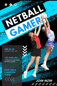 Netball Poster Template | PosterMyWall