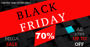 Rød Cyber Friday Facebook Shared Image Template Facebook Shared Image