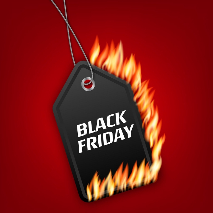 cyber monday & black friday sale Template PosterMyWall