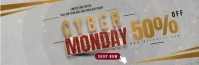 cyber monday animated email headeer bannerr Nagłówek wiadomości e-mail template