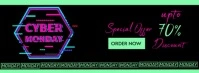 CYBER MONDAY Couverture Facebook template