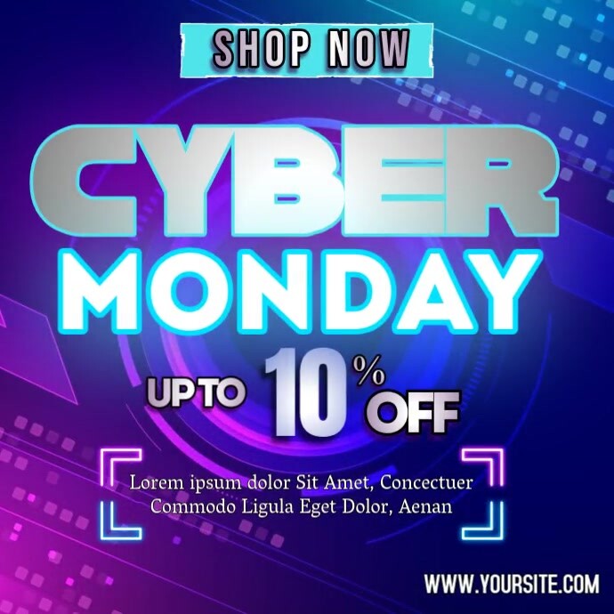 Cyber Monday Instagram Post template