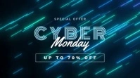 cyber monday Digitalanzeige (16:9) template