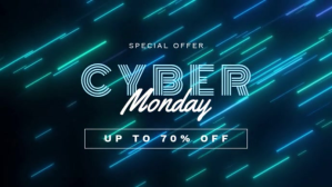 cyber monday Цифровой дисплей (16 : 9) template