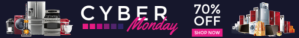 Purple Cyber Monday Sale Transparent do serwisu Etsy Template