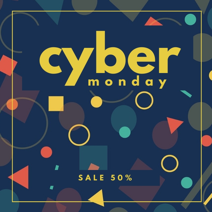 Cyber Monday Templates โพสต์บน Instagram