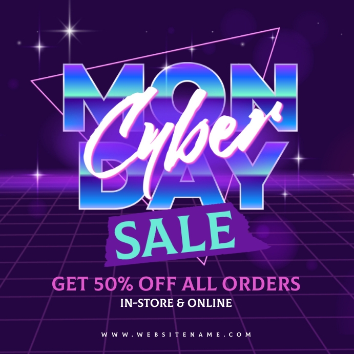 Copy of Cyber Monday Instagram Post | PosterMyWall