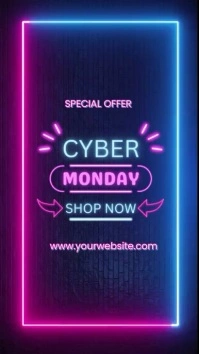 cyber monday sale Instagram Story template