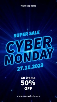 Cyber Monday Sale Instagram Reel template