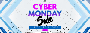 Cyber Monday Sale Copertina Facebook template