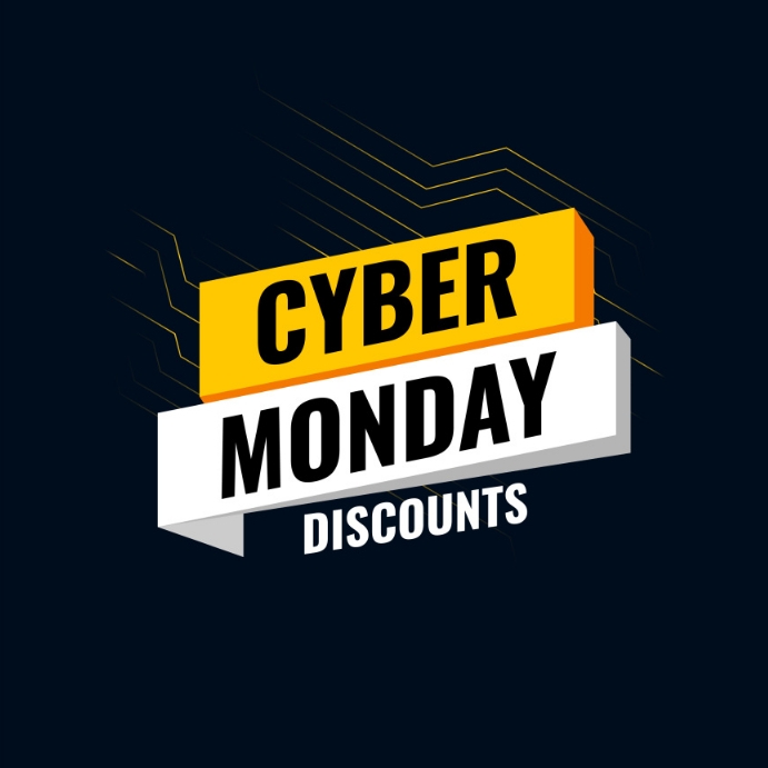 Cyber Monday sales poster design Template PosterMyWall