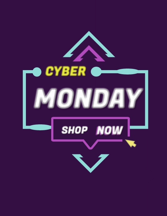 CYBER MONDAY TEMPLATE ใบปลิว (US Letter)