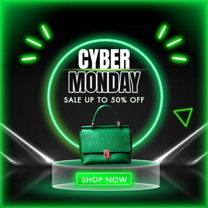 cyber monday template Instagram Post