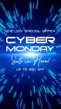 cyber monday video Reel Instagram template