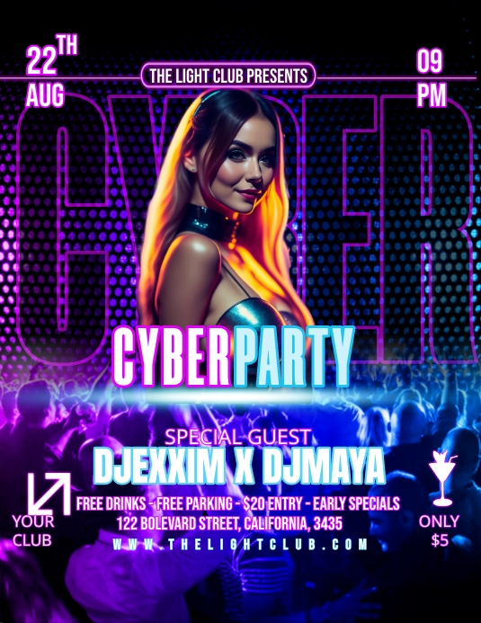 Cyber Party Copy of Cyber Party | PosterMyWall