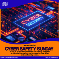 Cyber Safety Sunday Publicación de Instagram template