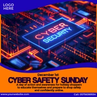 Cyber Safety Sunday Instagram Post template