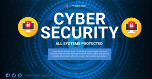 CYBER SECURITY Facebook Shared Image template
