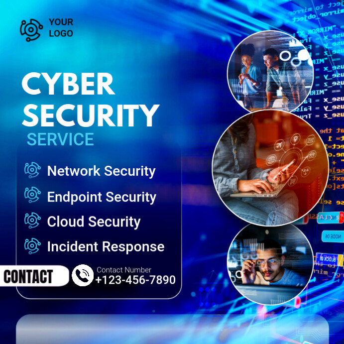 cyber security posters Template | PosterMyWall
