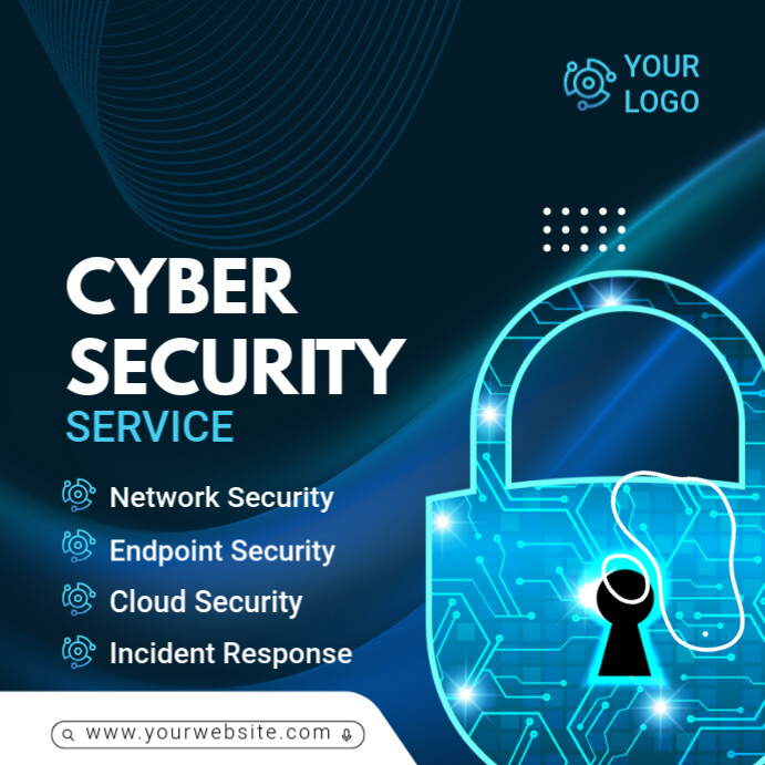 Cyber security posters Template | PosterMyWall