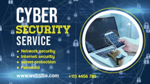 Cyber Security Service Display ad template