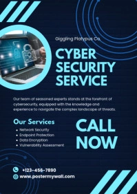 cyber security service template A4