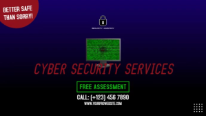 Cyber Security Services Tampilan Digital (16:9) template