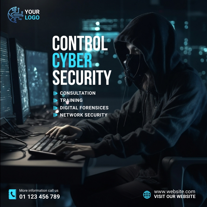 Security Pinterest Cyber Security Free Pinterest Graphic Templates | PosterMyWall
