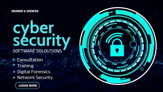 Data Security Video cyber security video data protection video Template | PosterMyWall