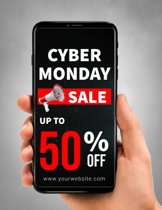 cybermonday23 Pamflet (Letter AS) template