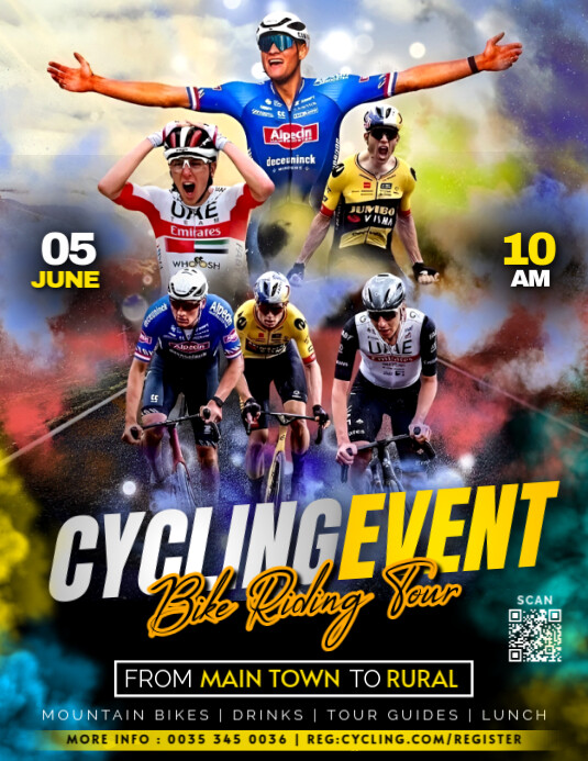 Copy of cycling event bicycle riding cycling event challenges ...
